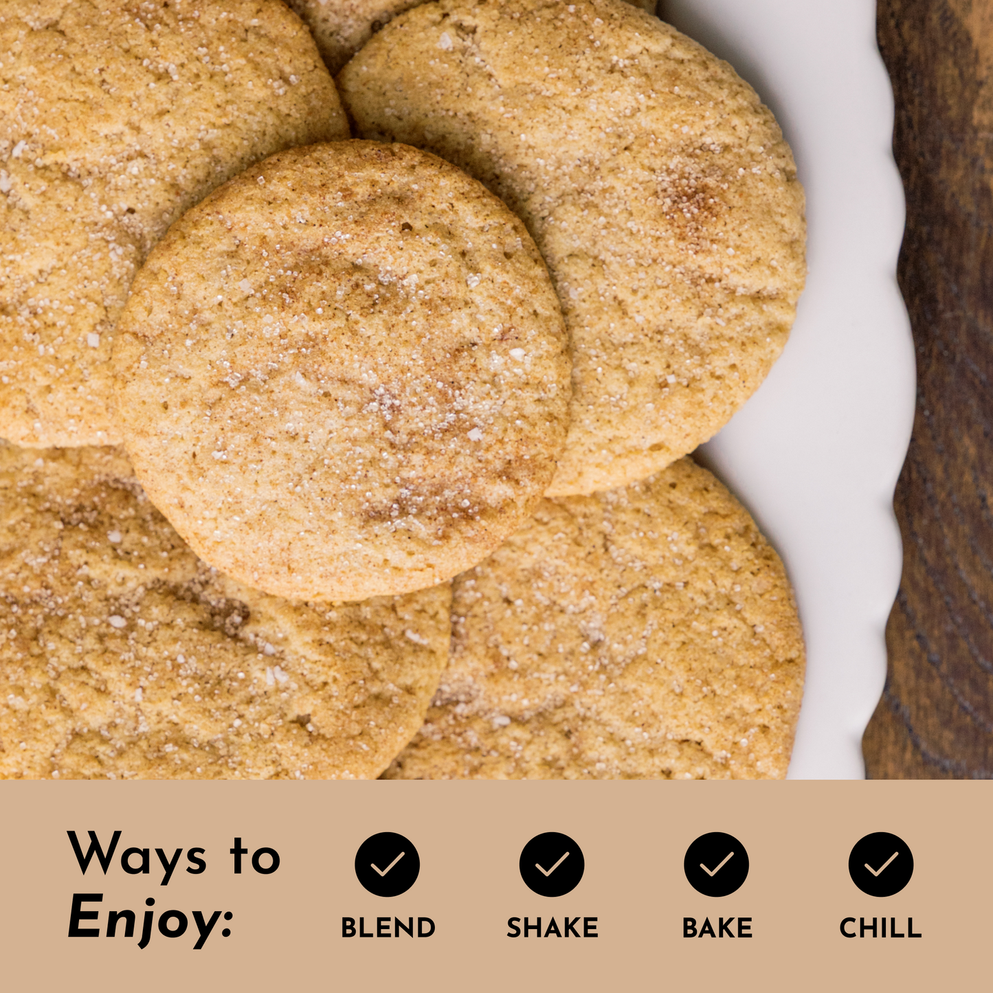 Just Ingredients | Snickerdoodle Protein Powder