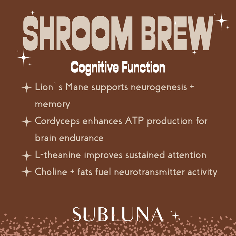 SubLuna | Shroom Brew Mushroom Coffee