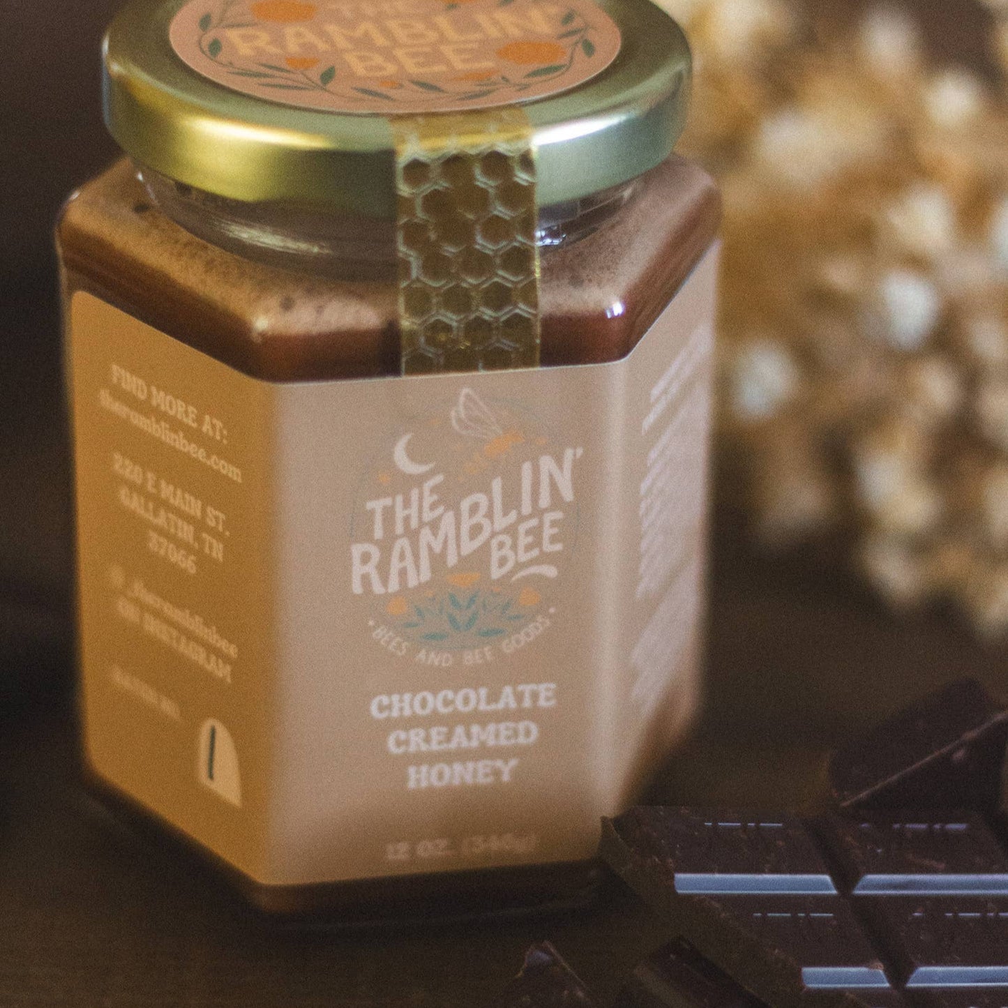 The Ramblin' Bee | Chocolate Creamed Honey