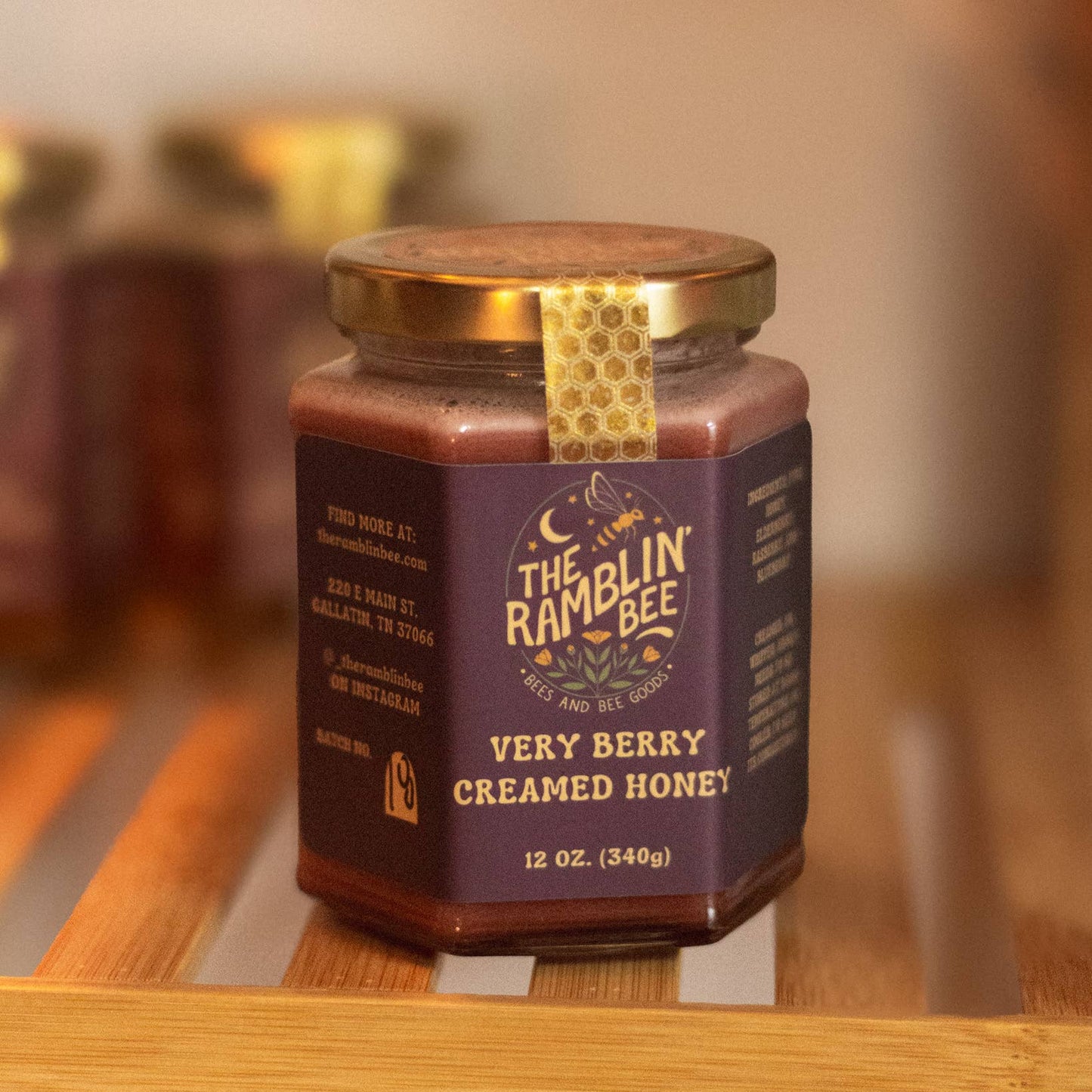 The Ramblin' Bee | Very Berry Creamed Honey