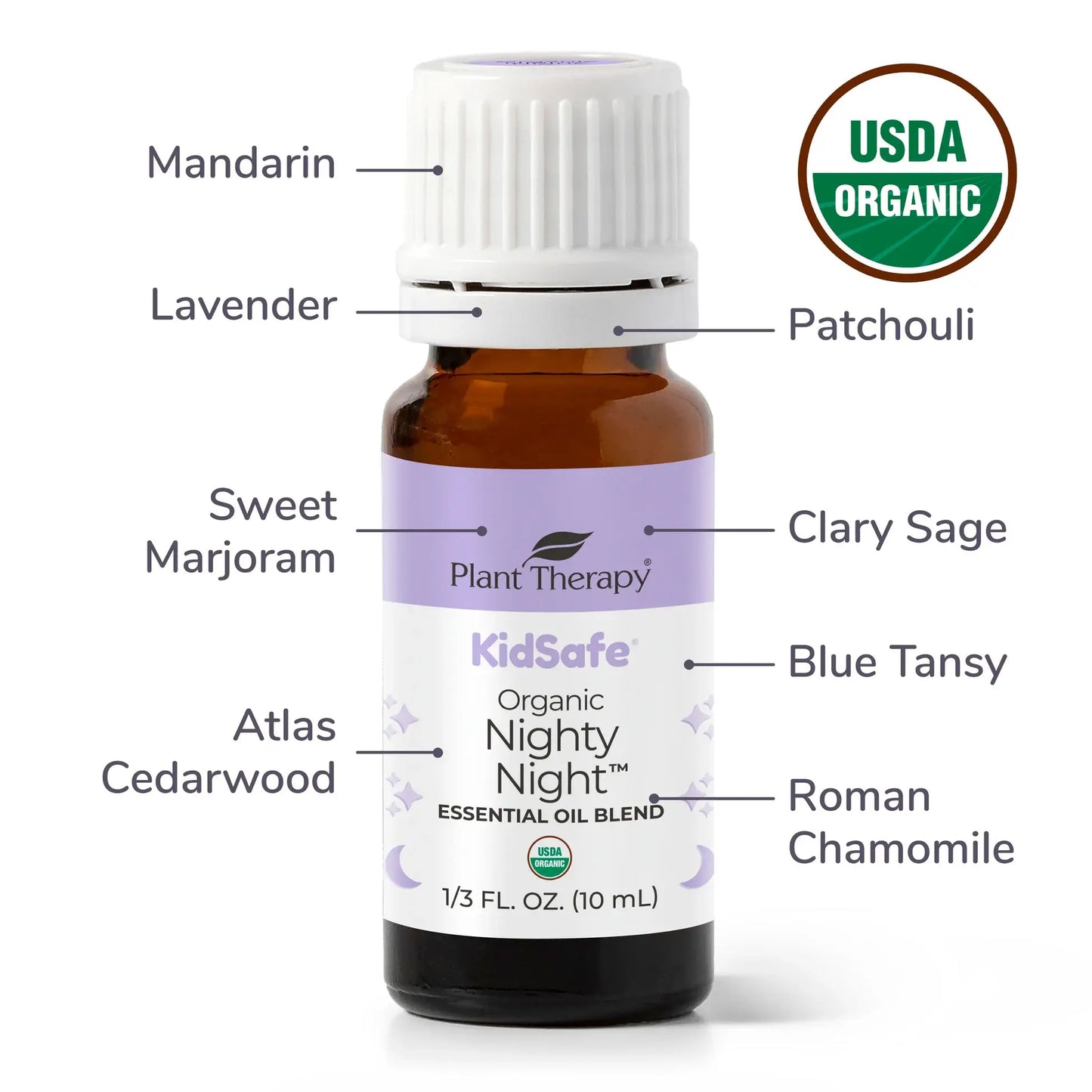 Plant Therapy - Organic Nighty Night KidSafe Essential Oil 10mL