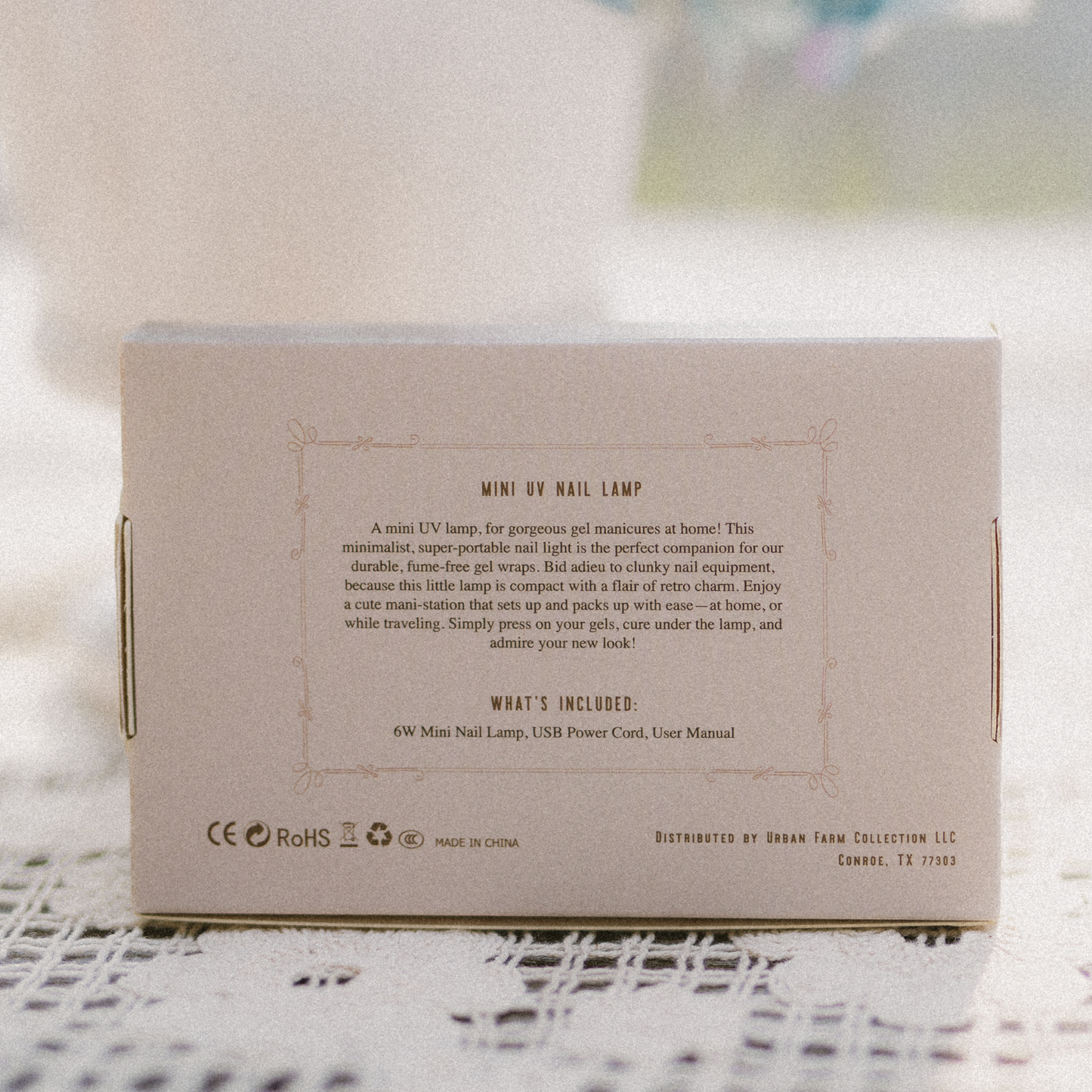 Mini UV Nail Lamp for Gel Manicures