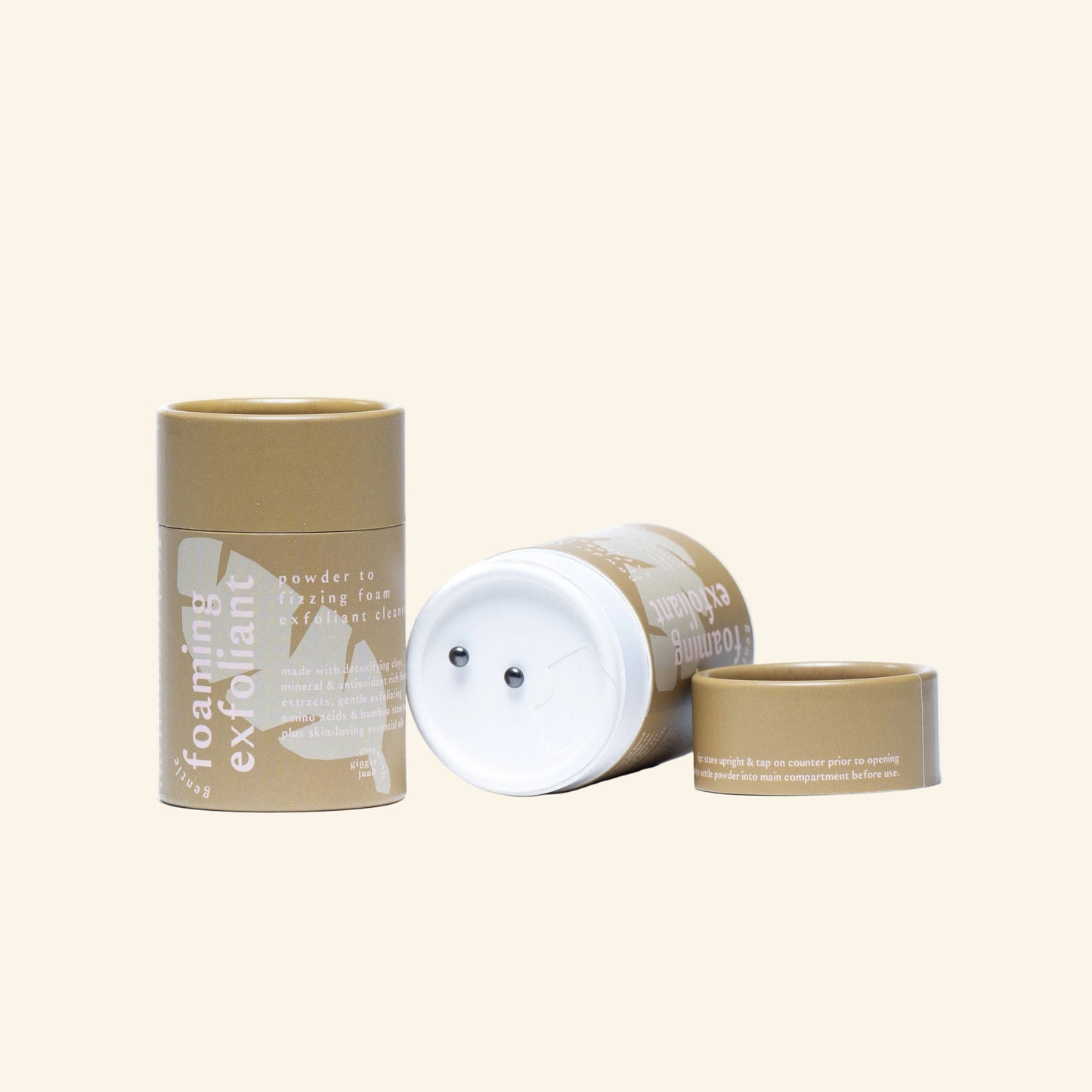 Ginger June | Powder to Fizzing Foam Gentle Exfoliant