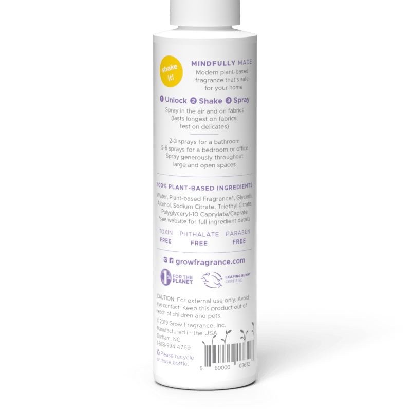 Grow Fragrance - Lavender Blossom Air + Fabric Spray