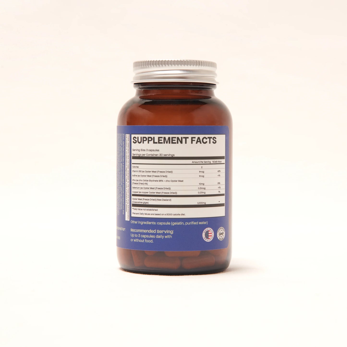 FRTIL Oyster (Zn) | Whole-Food Zinc Supplement