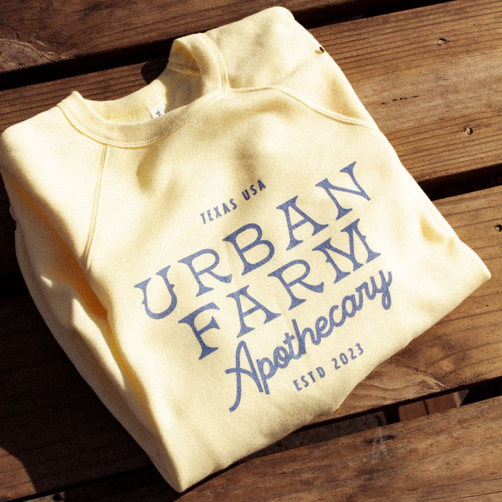 Urban Farm Apothecary Sweatshirt | Butter Yellow