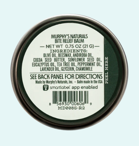 Murphy's Naturals Bite Relief Soothing Balm - Tin