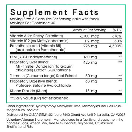 CLEARSTEM Skincare | MINDBODYSKIN® 2 Supplement (No 5-HTP)