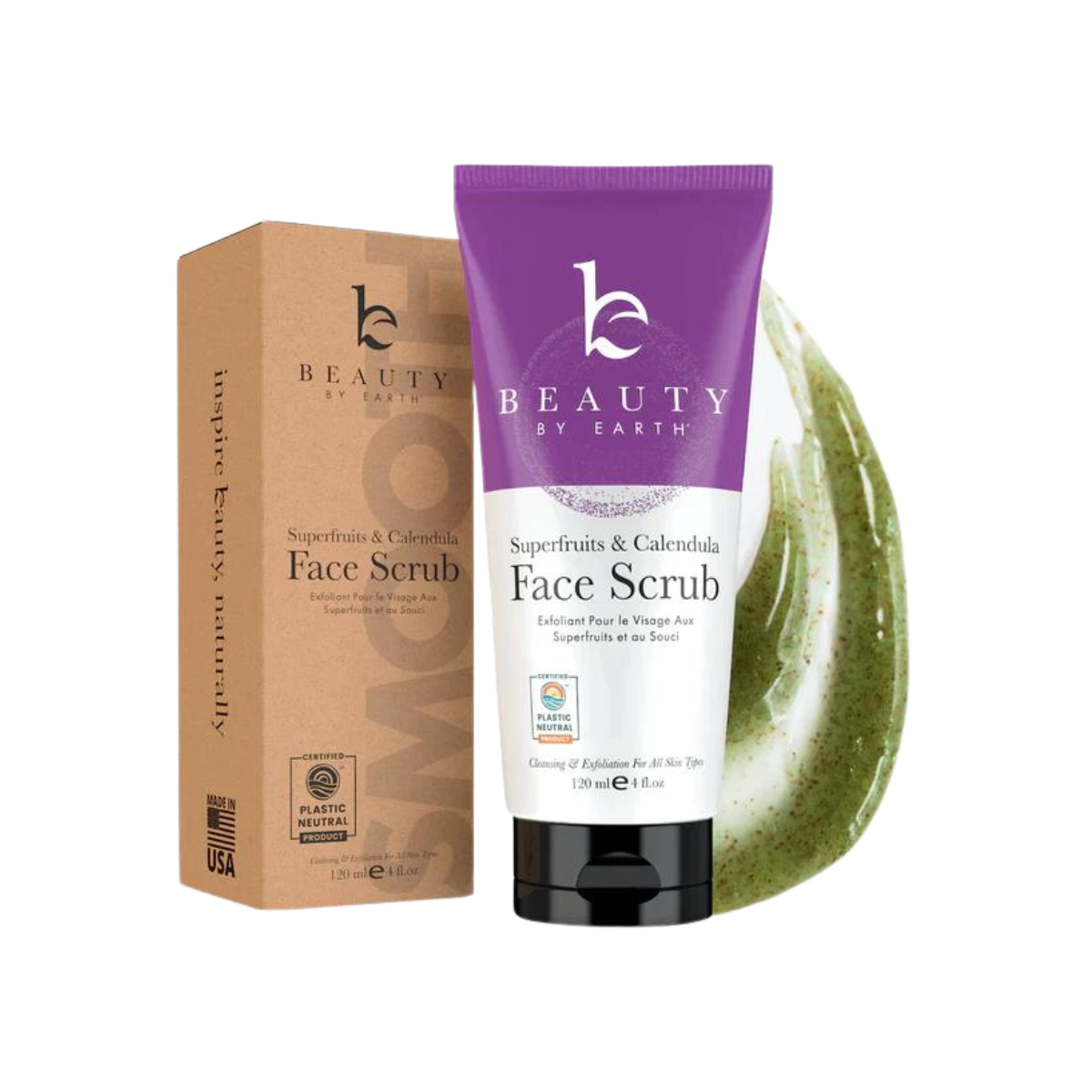 Beauty by Earth Cleansing Face Scrub & Wash (2 in 1)