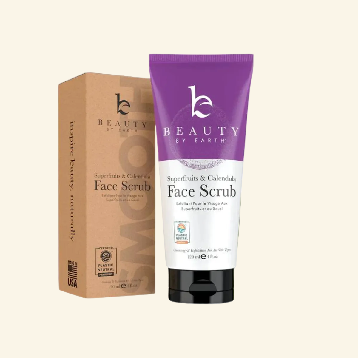 Beauty by Earth Cleansing Face Scrub & Wash (2 in 1)