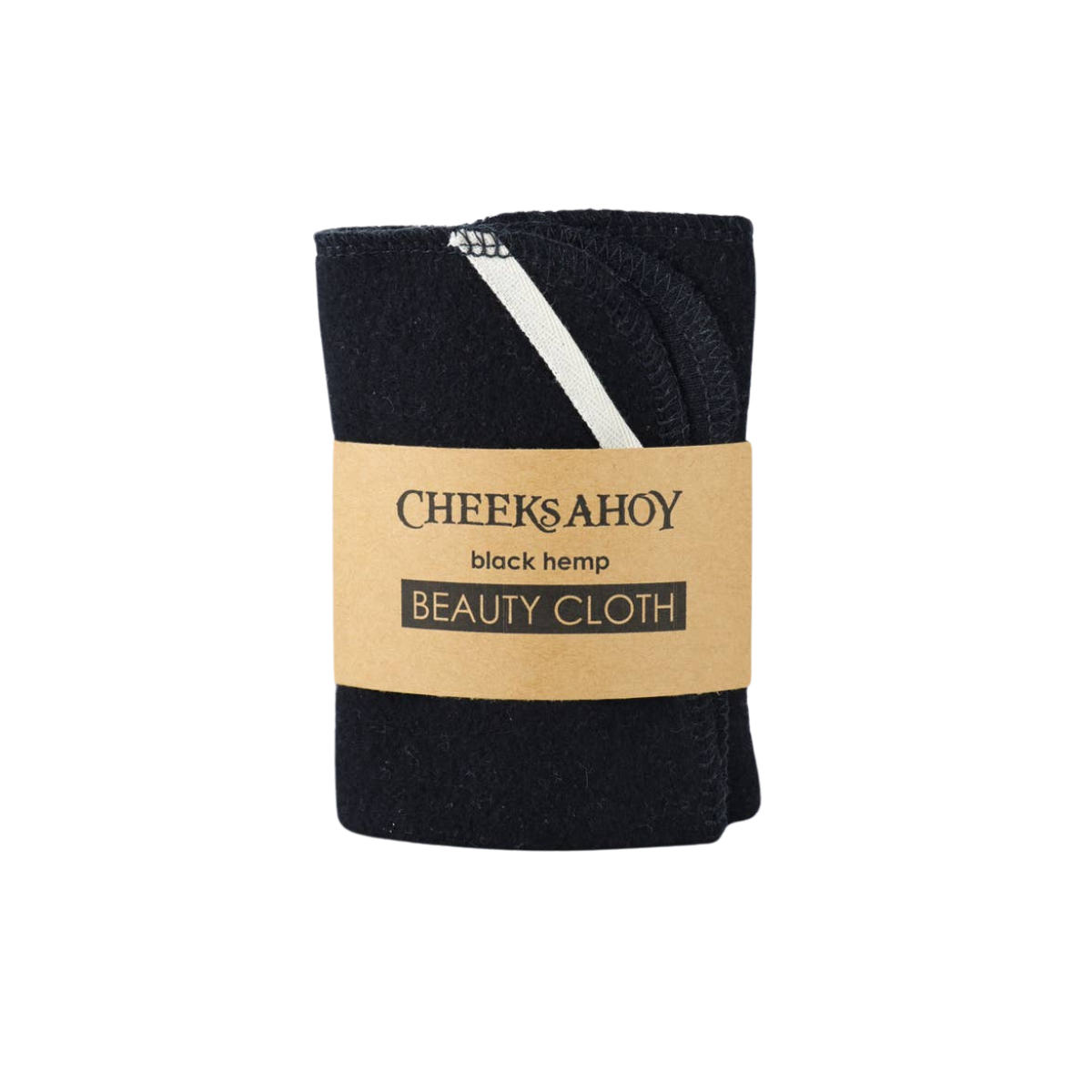 Cheeks Ahoy Black Hemp Beauty Cloth