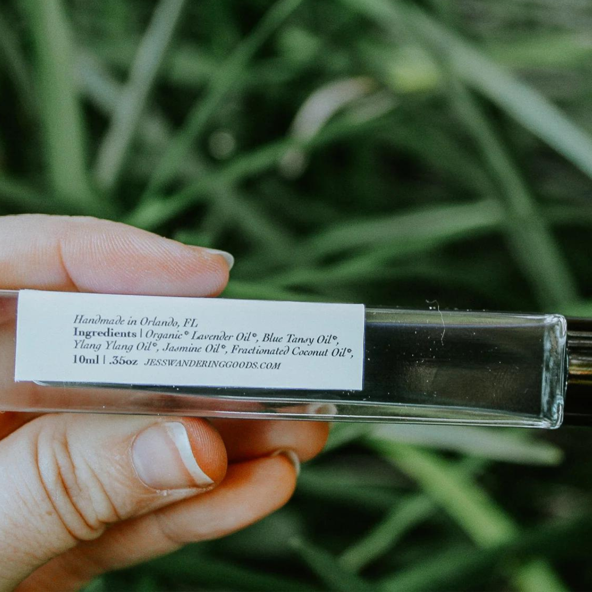 Jess Wandering Goods Blue Flower Perfume Roller