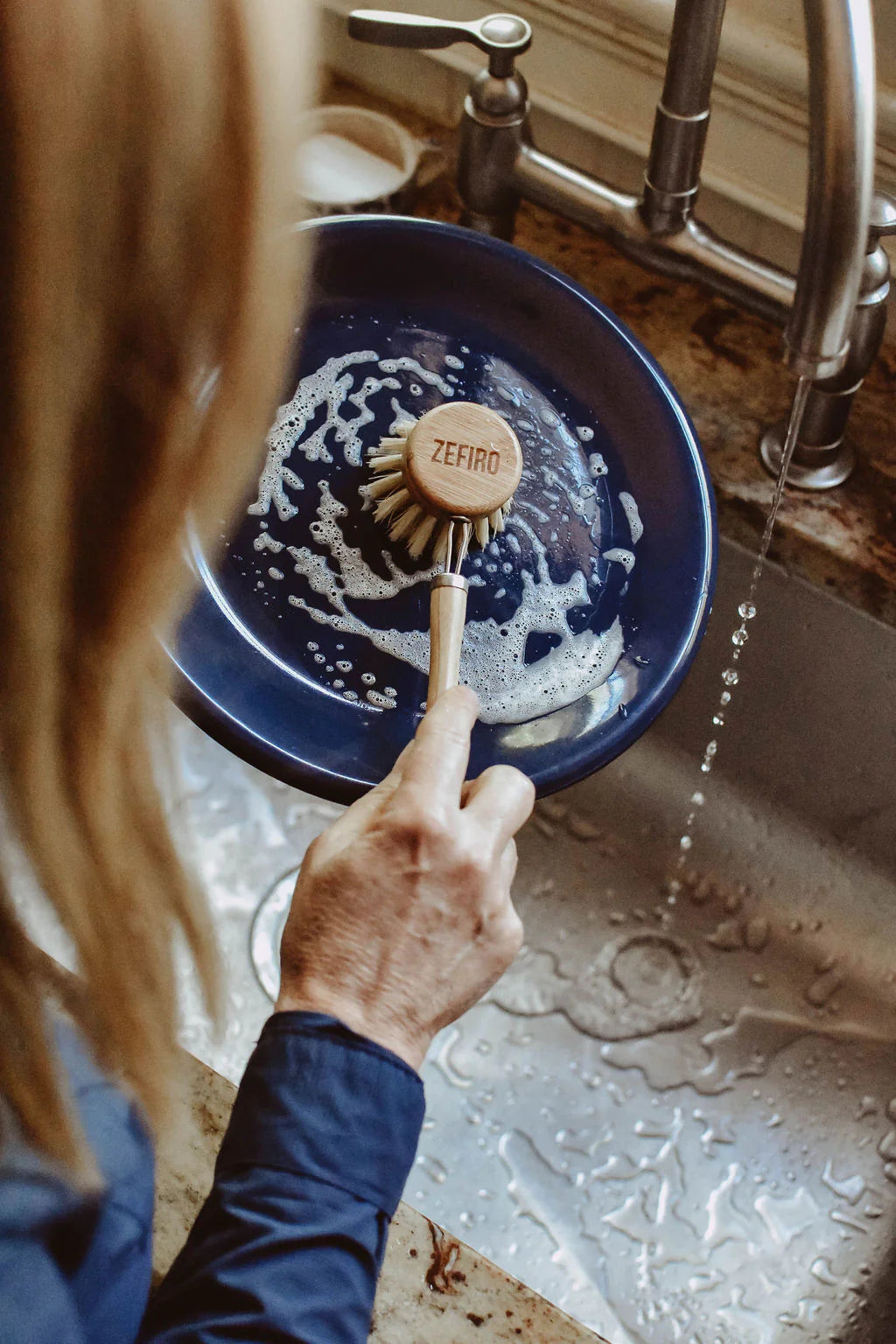 Zefiro Bamboo & Sisal Dish Brush