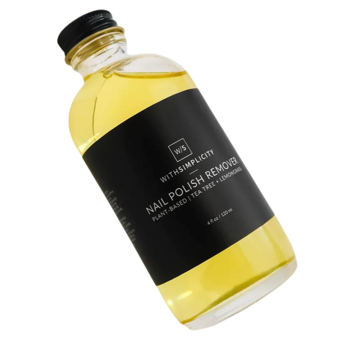 With Simplicity Plant-Based Nail Polish Remover
