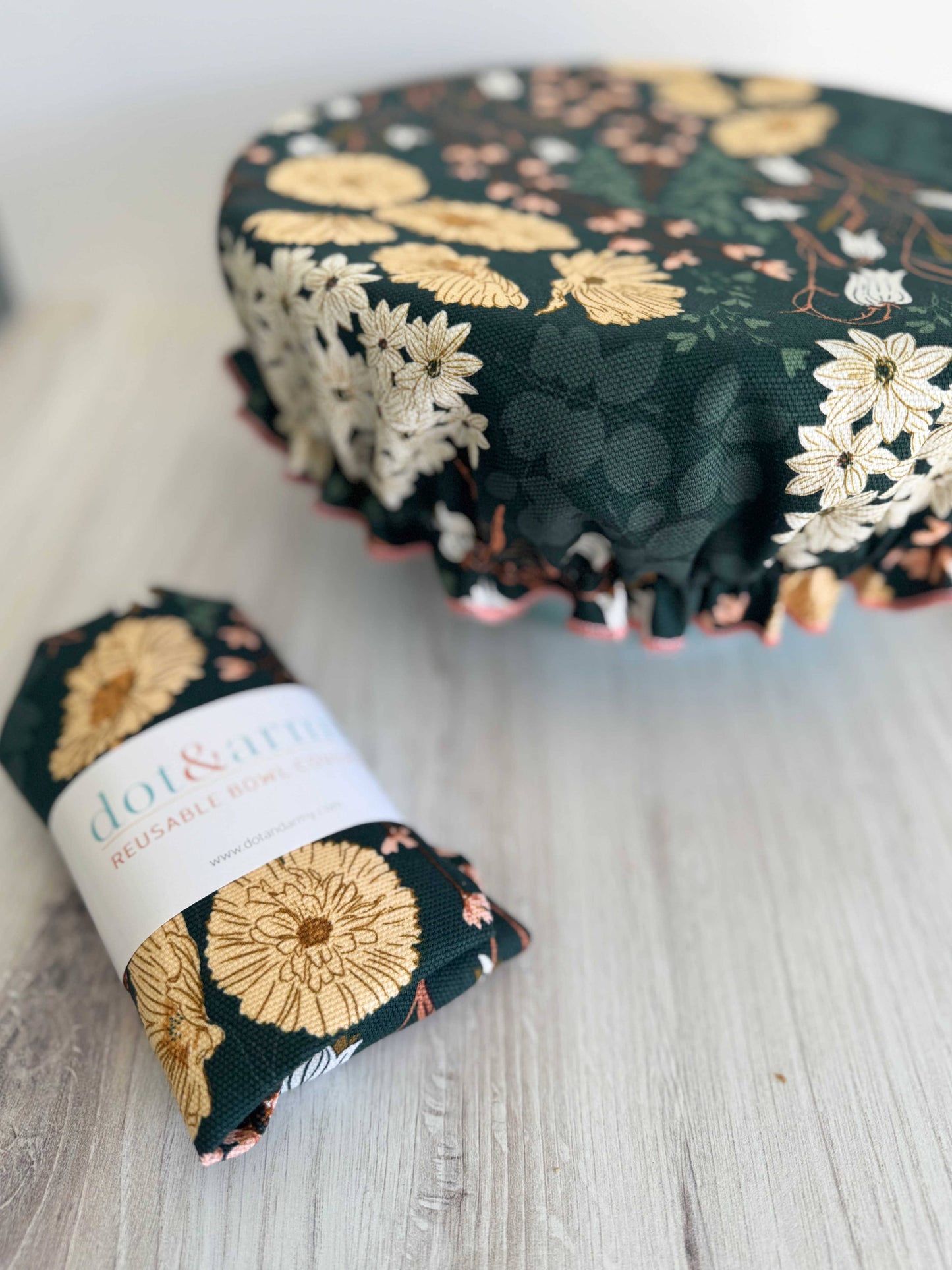 Dot and Army | Enchanted Garden Reusable Bowl Cover