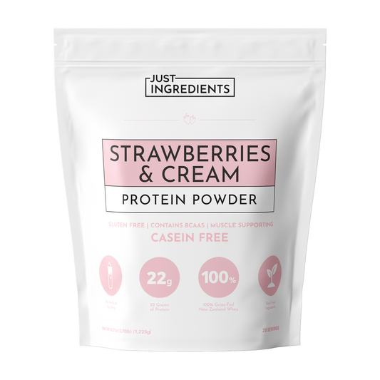 Just Ingredients | Strawberries & Cream Protein Powder