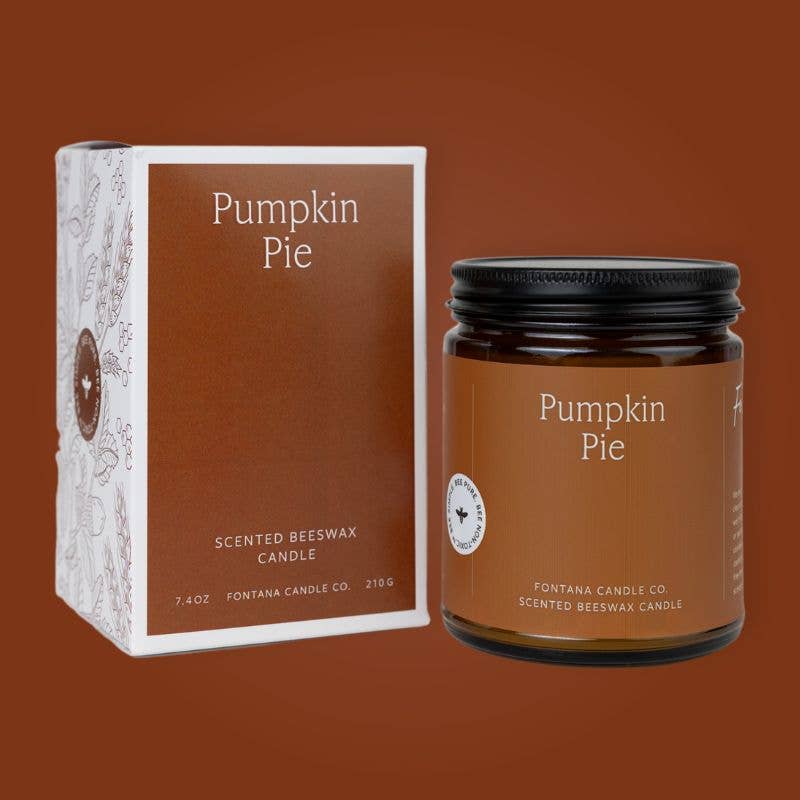 Fontana Candle Co | Pumpkin Pie Beeswax Candle
