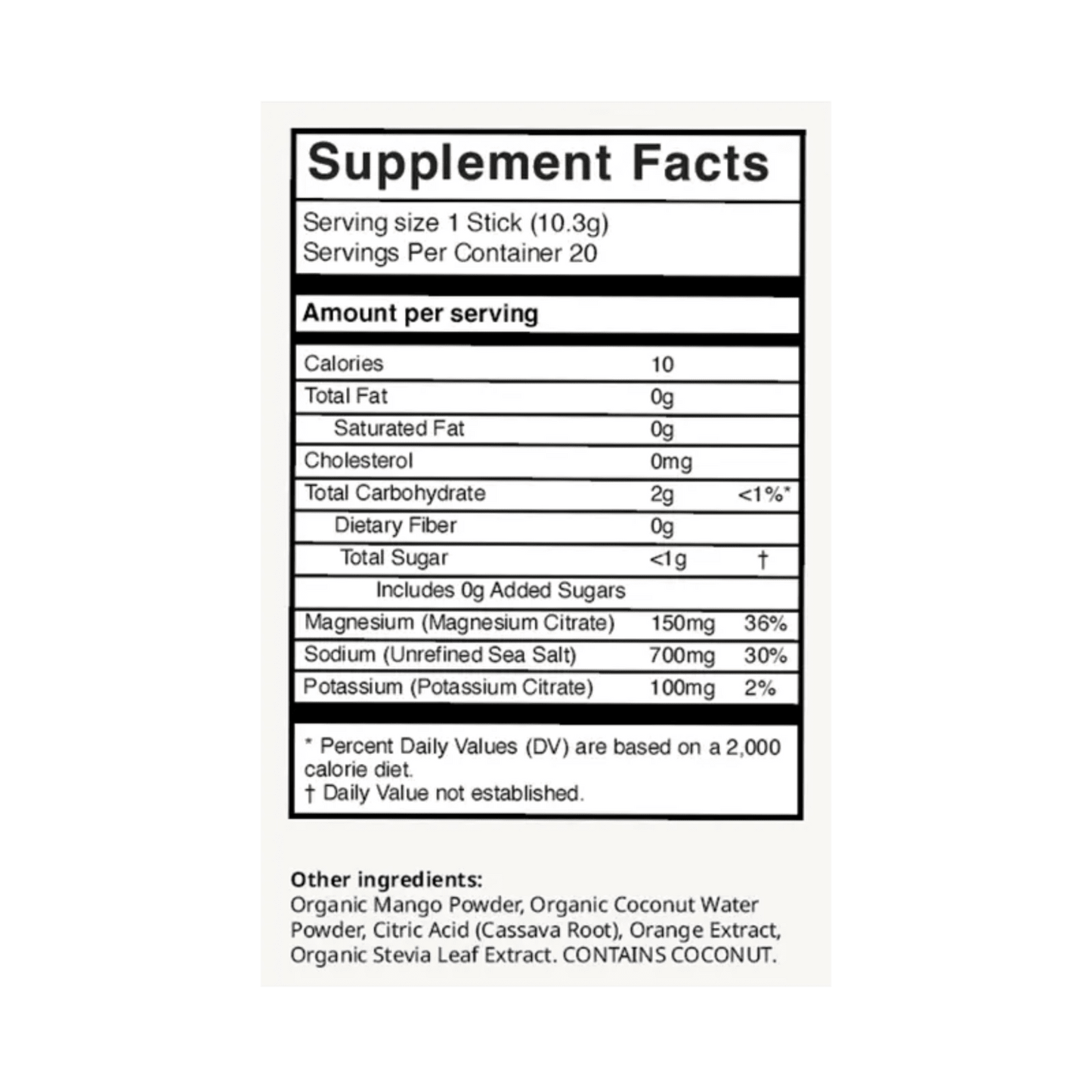 Mango Orange Electrolyte Drink Mix - Taylor Dukes Wellness