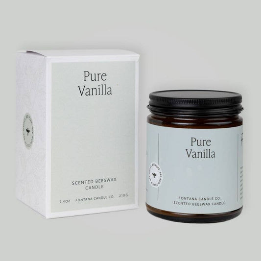 Fontana Candle Co | Pure Vanilla Beeswax Candle