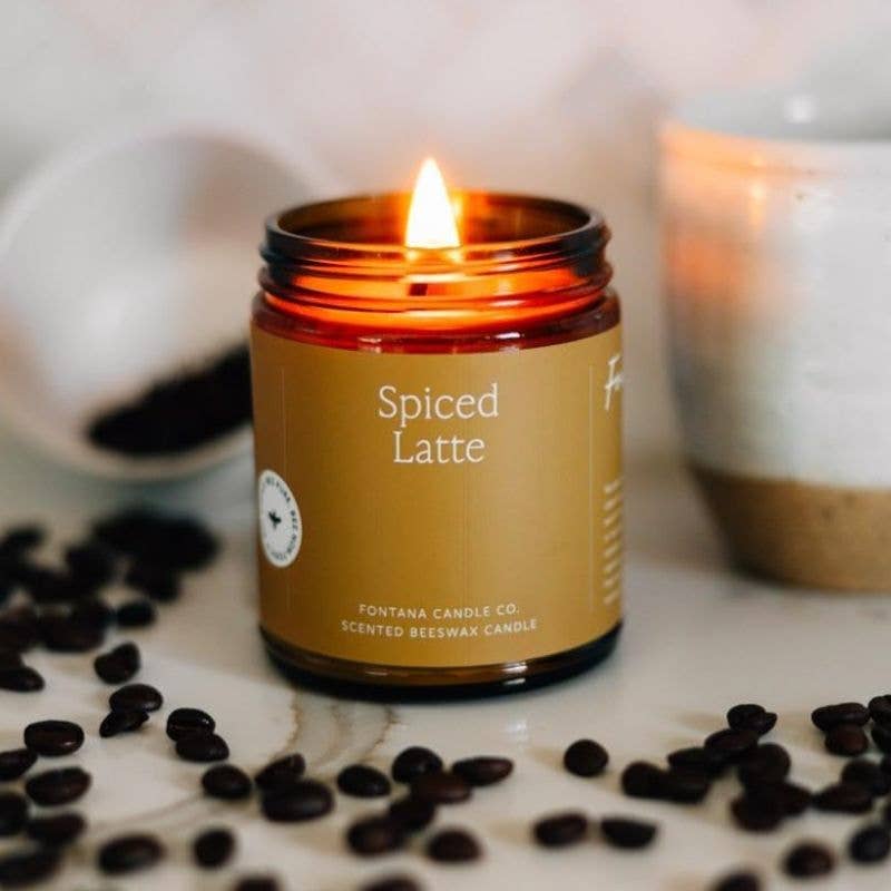 Fontana Candle Co | Spiced Latte Beeswax Candle
