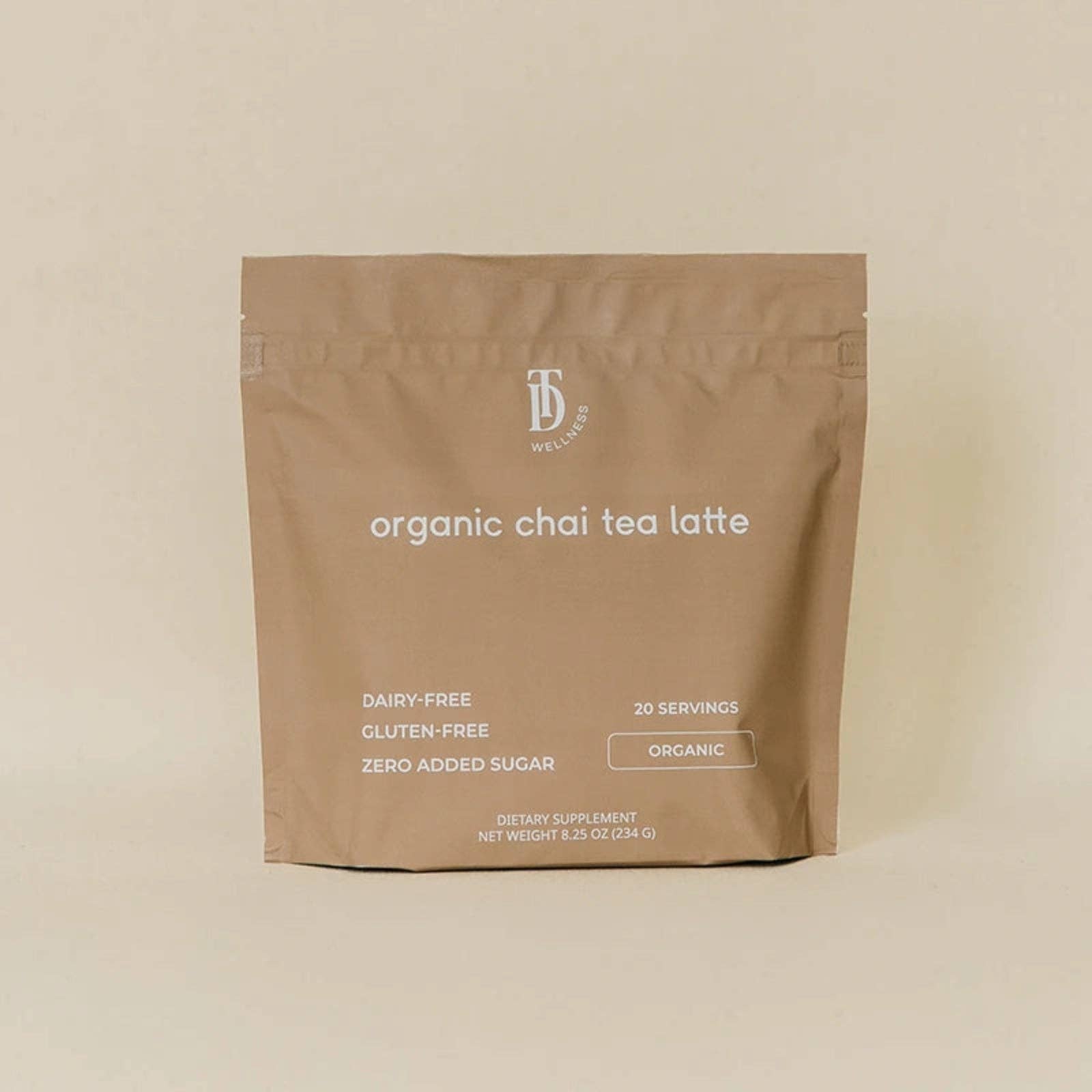 Organic Chai Tea Latte - Taylor Dukes Wellness – urban farm collection