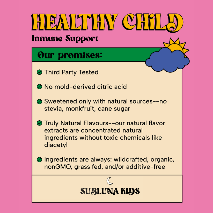 SubLuna | Healthy Child: Immune and Illness Gummy