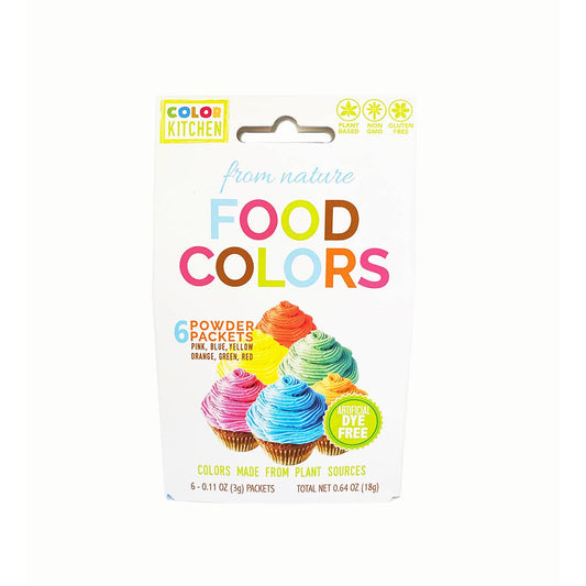 ColorKitchen | Color Set of 6 - Food Colors, Artificial Dye-free