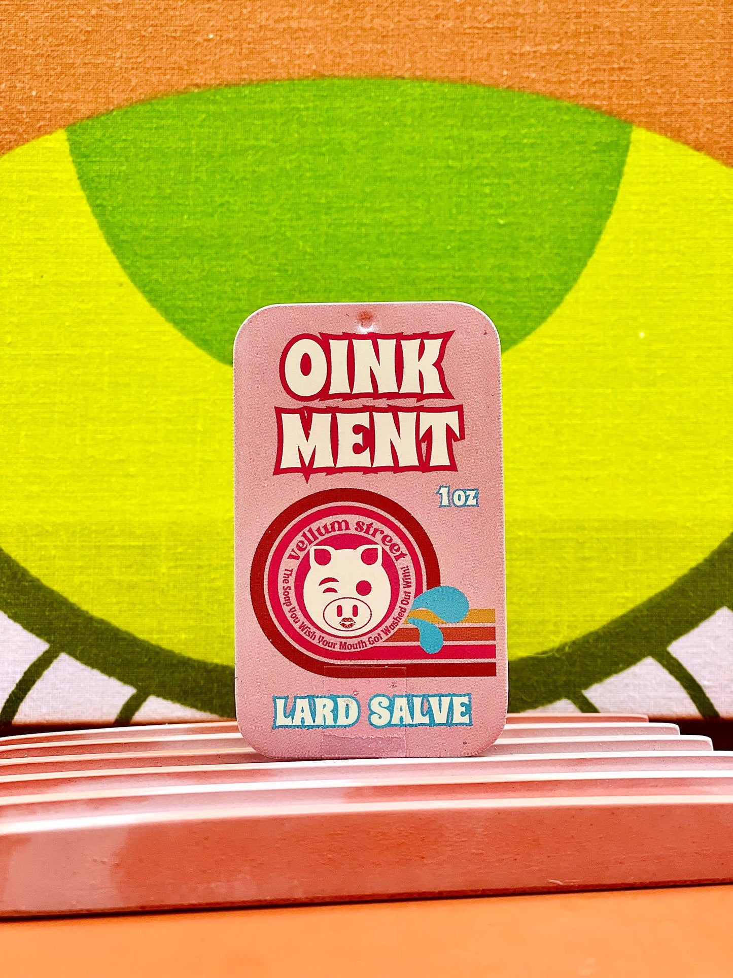 Vellum Street Oink Ment Lard Salve Tin