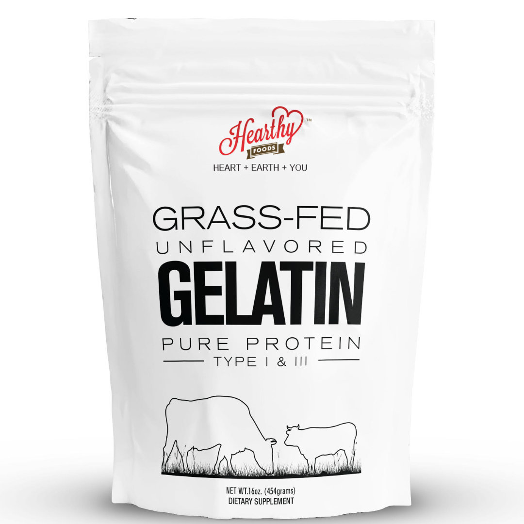 Hearthy Foods | Grass-Fed Gelatin Powder