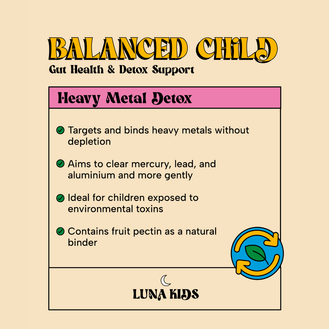 SubLuna | Balanced Child: Detox & Gut Gummy
