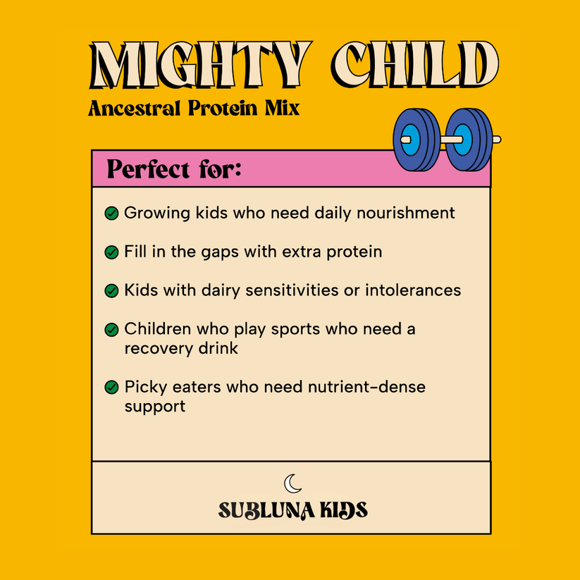 SubLuna | Mighty Child: Ancestral Protein Chocolate Mix