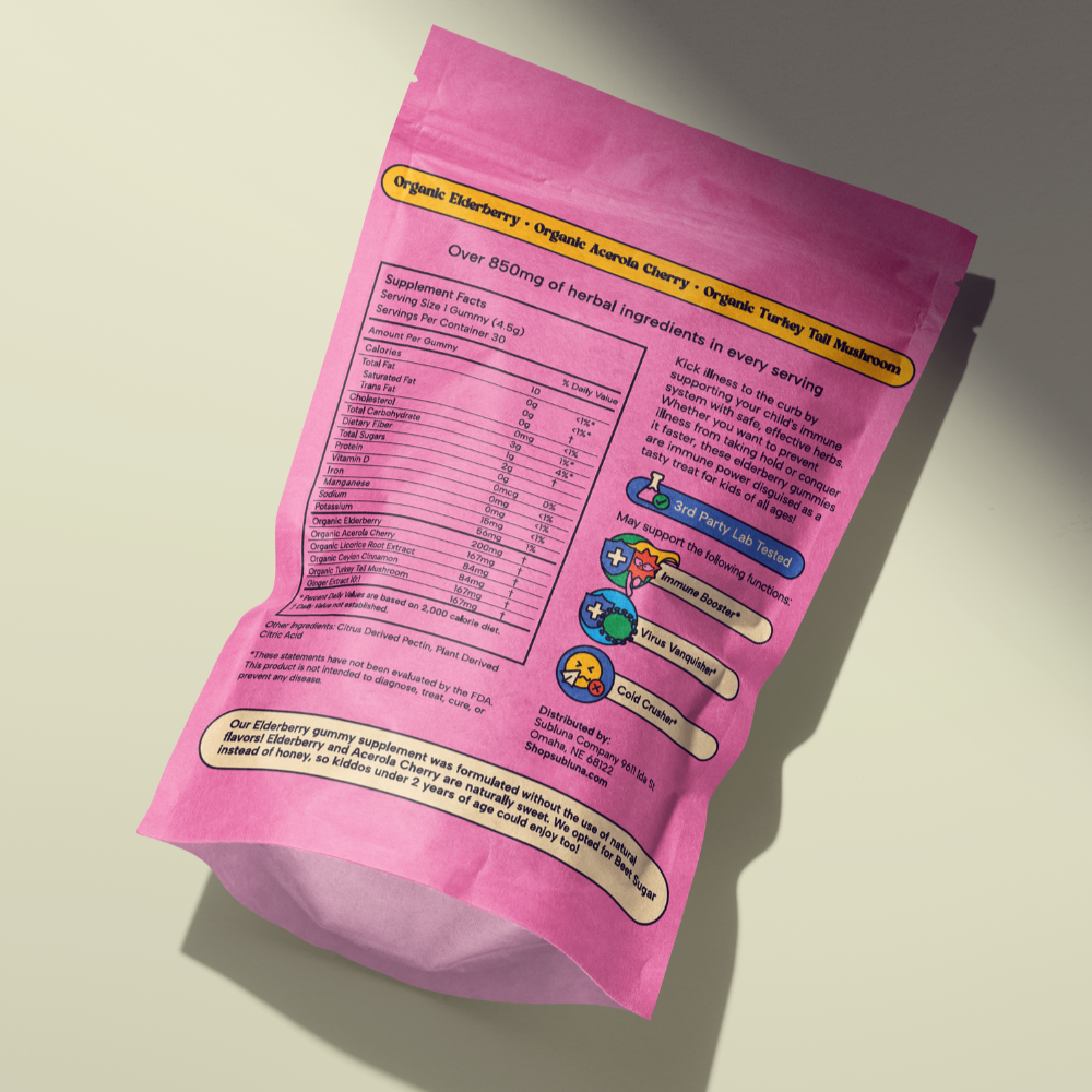 SubLuna | Healthy Child: Immune and Illness Gummy