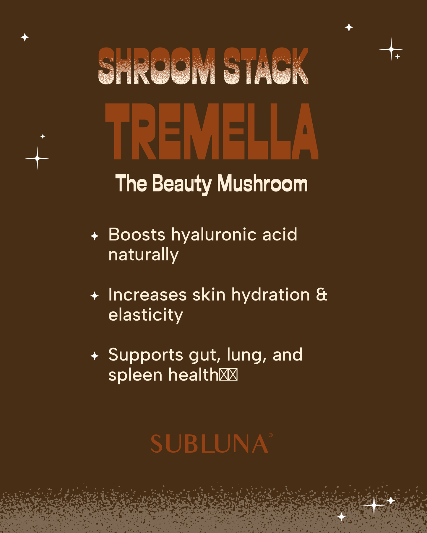 SubLuna | Shroom Stack: Medicinal Mushroom Gummies