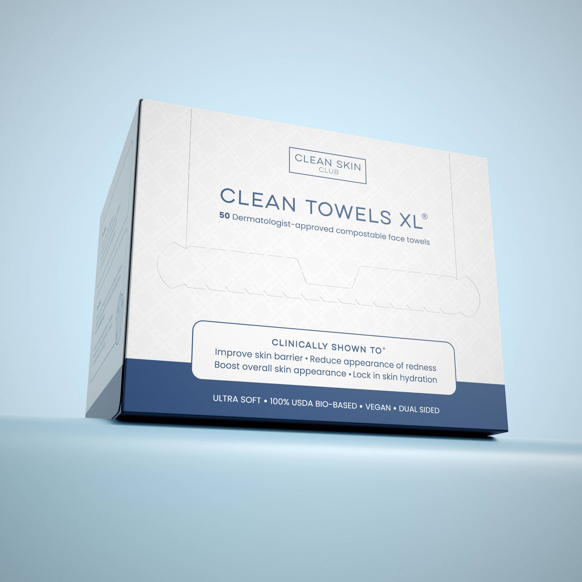Clean Skin Club | XL Clean Towels™, Disposable Face Towels