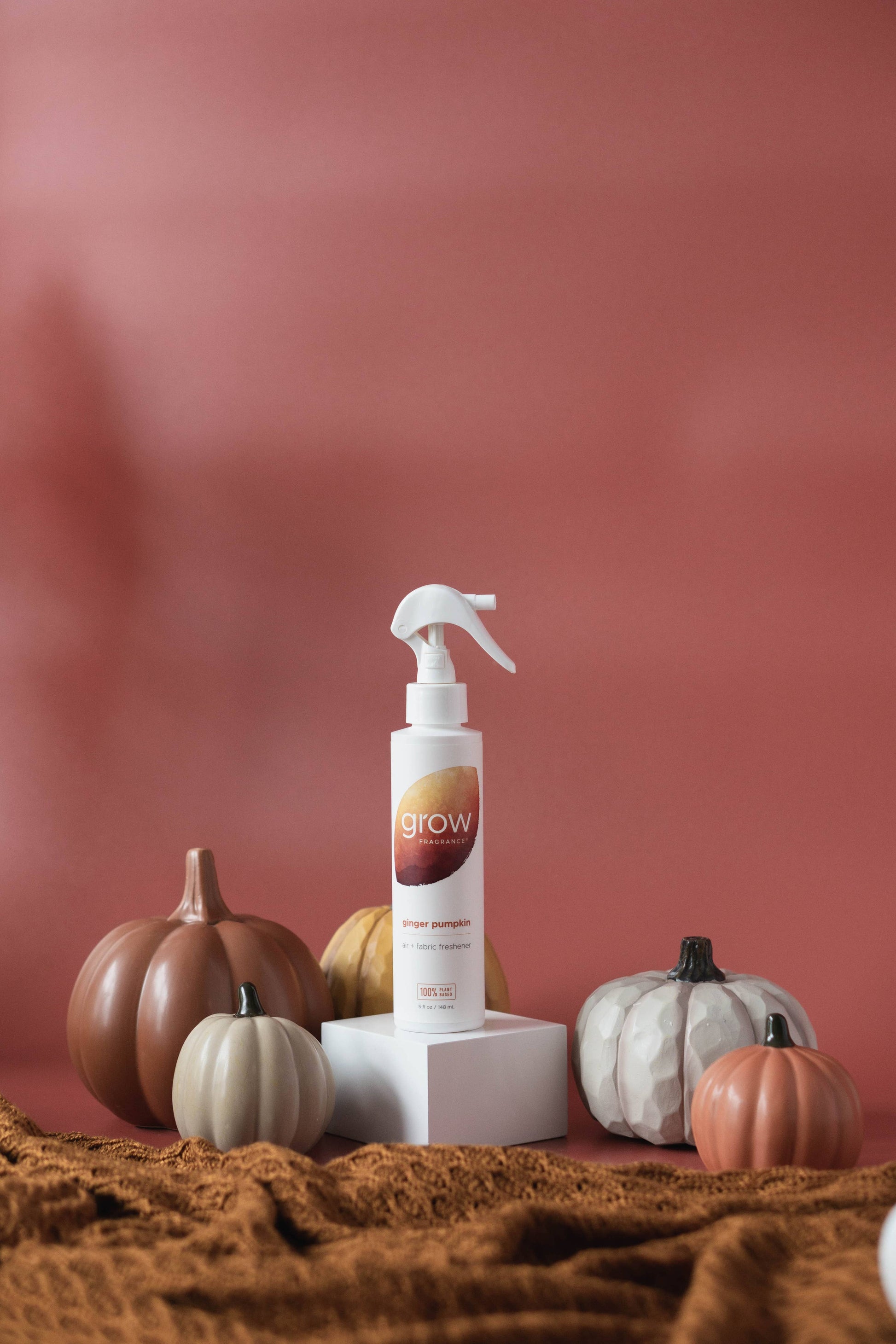 pumpkin air plant Grow Plant-Based Air and Fabric Freshener