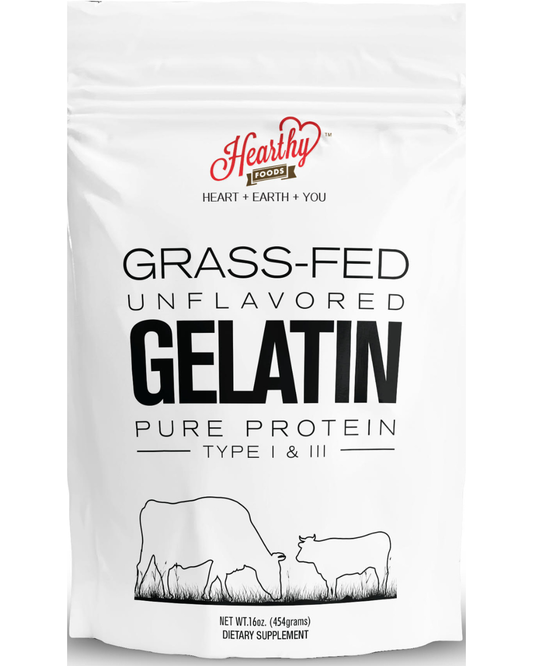 Hearthy Foods | Grass-Fed Gelatin Powder