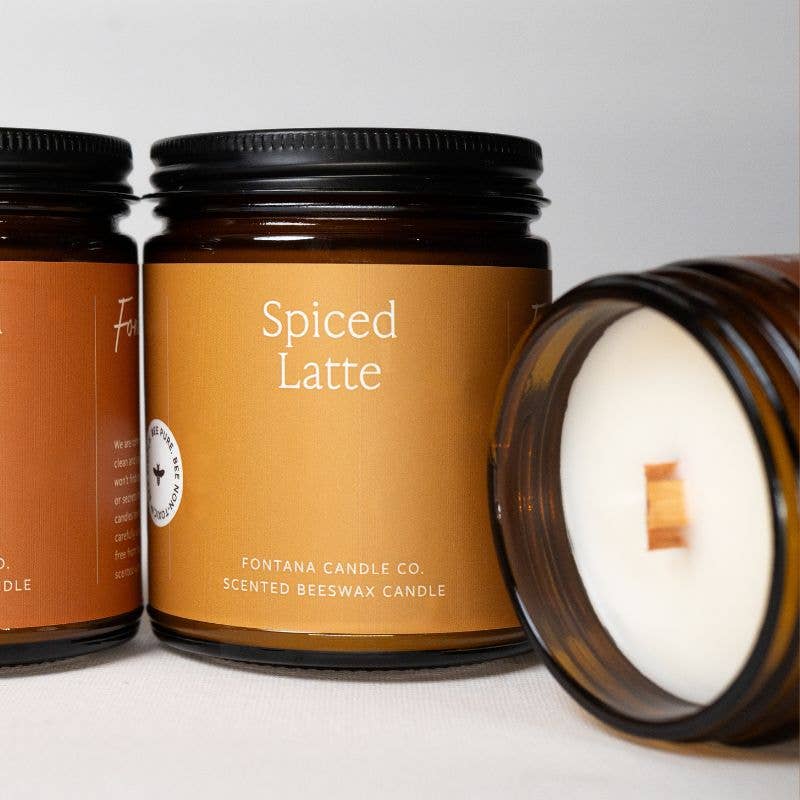 Fontana Candle Co | Spiced Latte Beeswax Candle