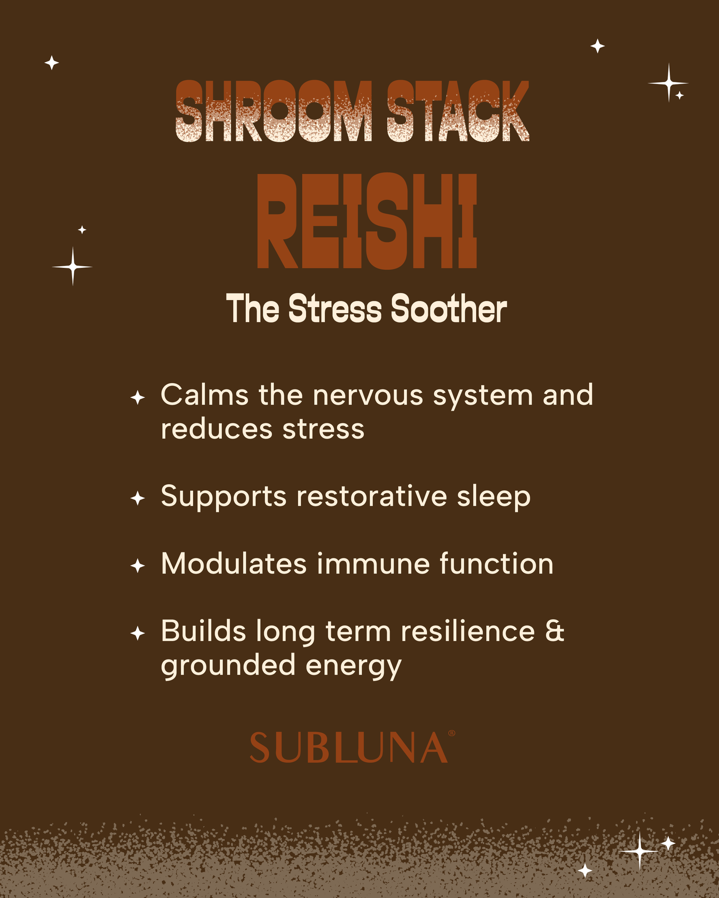 SubLuna | Shroom Stack: Medicinal Mushroom Gummies