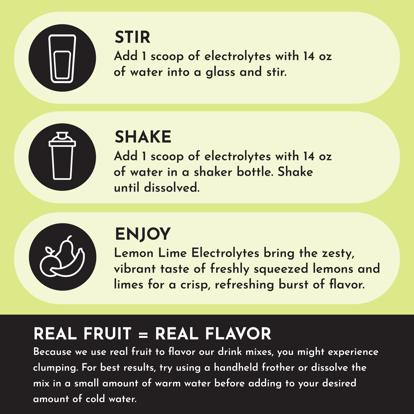 Just Ingredients | Lemon Lime Electrolytes