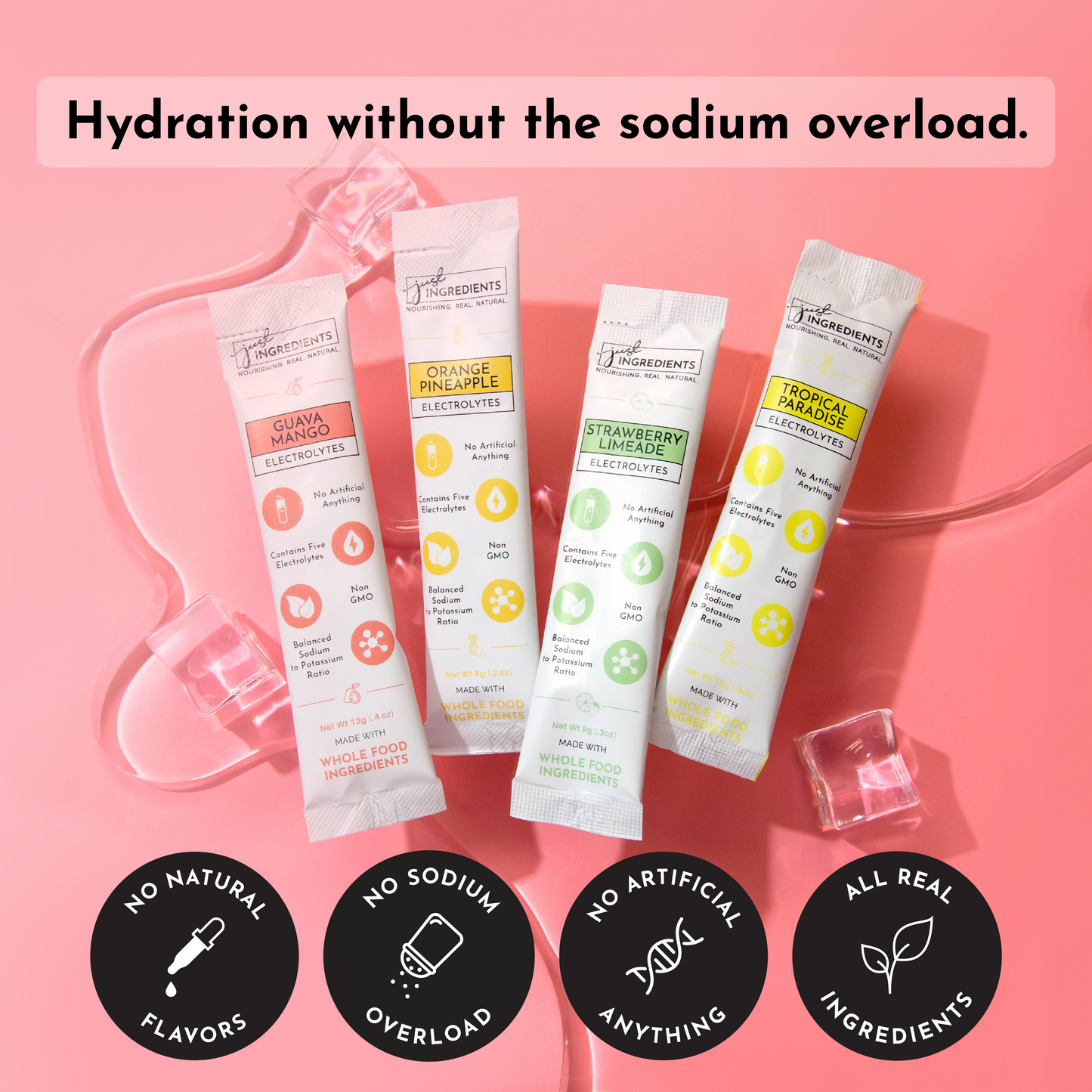 Just Ingredients | Orange Pineapple Electrolytes