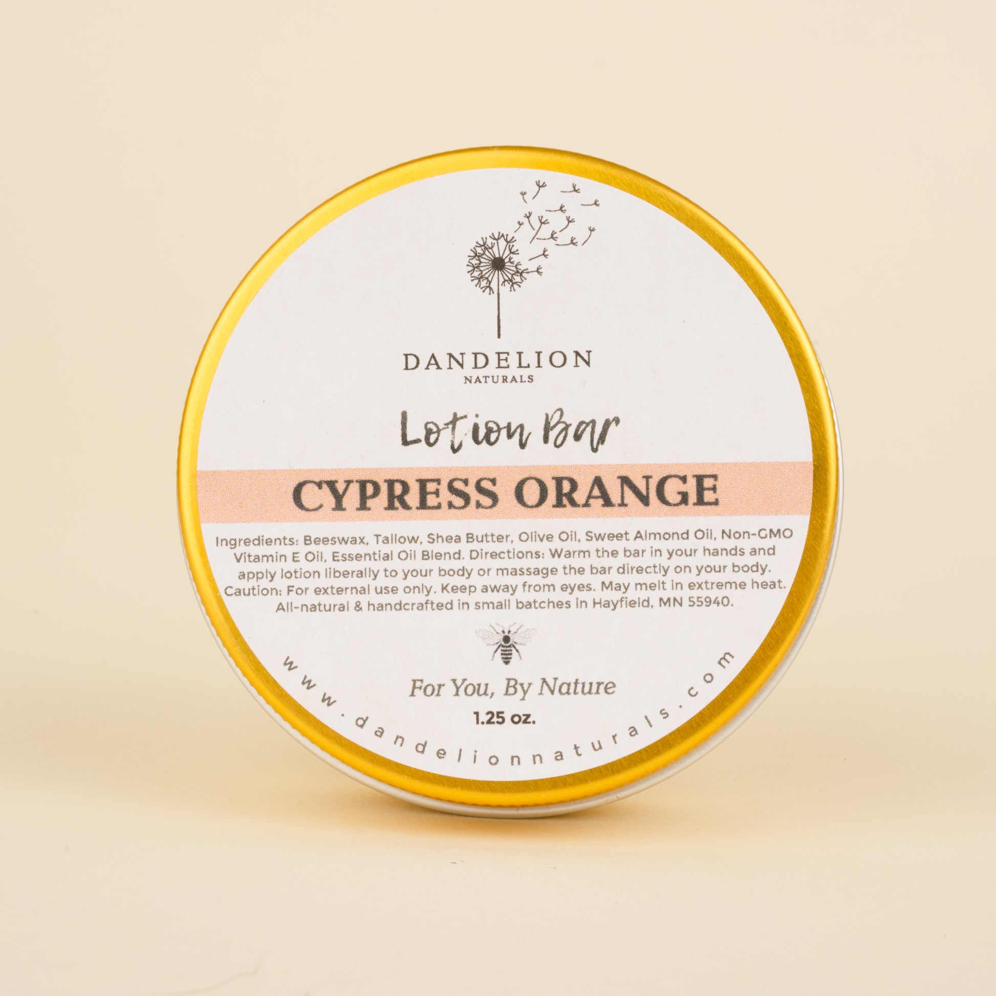 Dandelion Naturals Lotion Bar