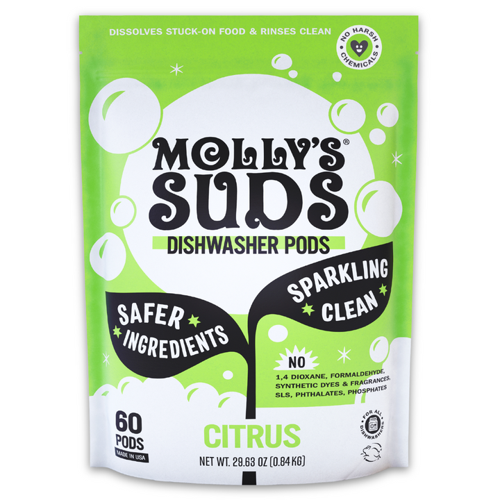 Molly's Suds Dishwasher Pods | Citrus
