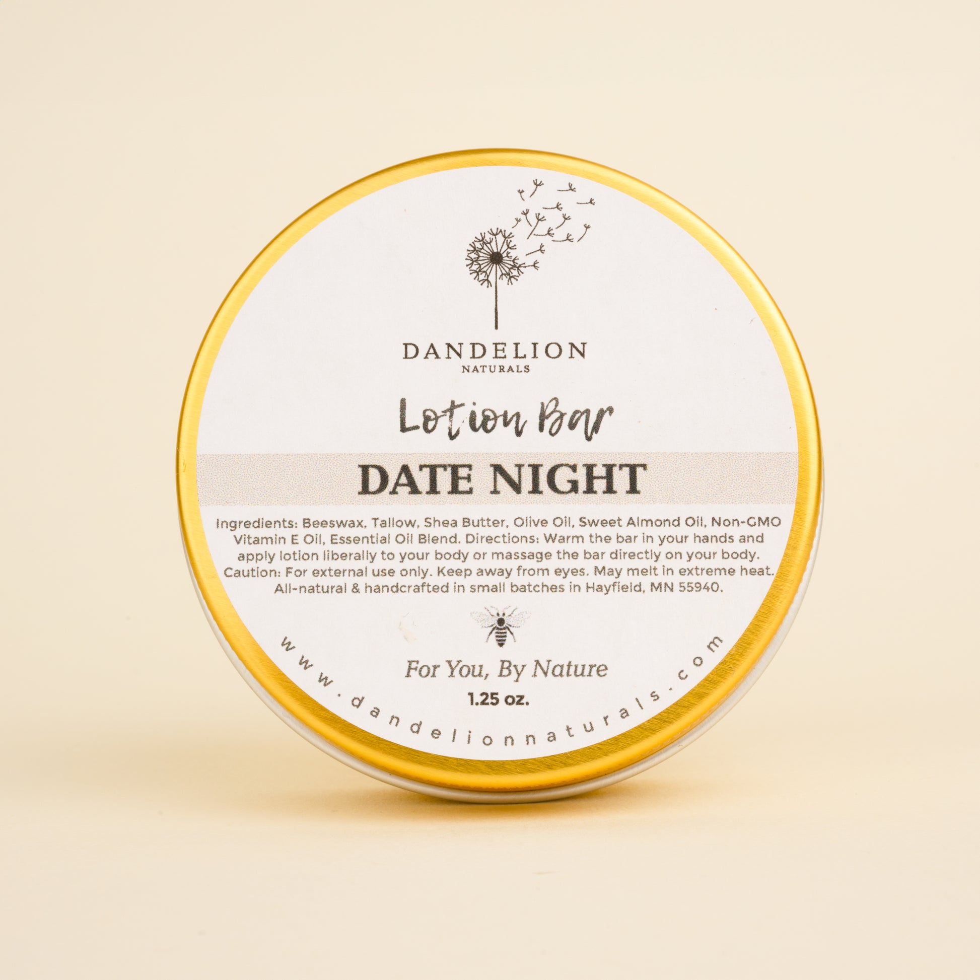 Dandelion Naturals Lotion Bar