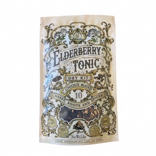 Organic Elderberry Tonic Dry DIY Kit