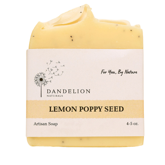 Dandelion Naturals "Lemon Poppy Seed" Bar Soap
