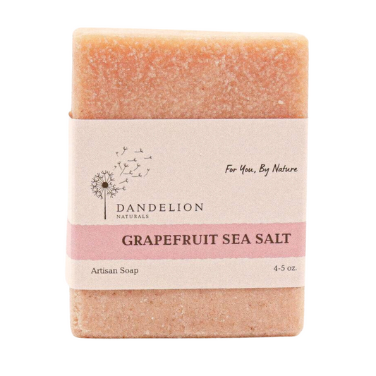 Dandelion Naturals "Grapefruit Sea Salt" Bar Soap
