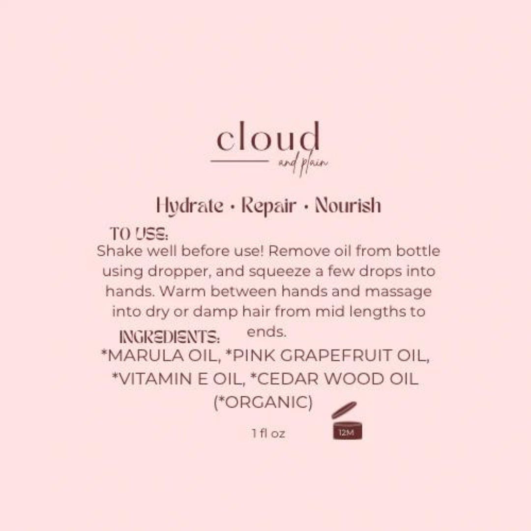 Cloud and Plain | Lush Hair Oil