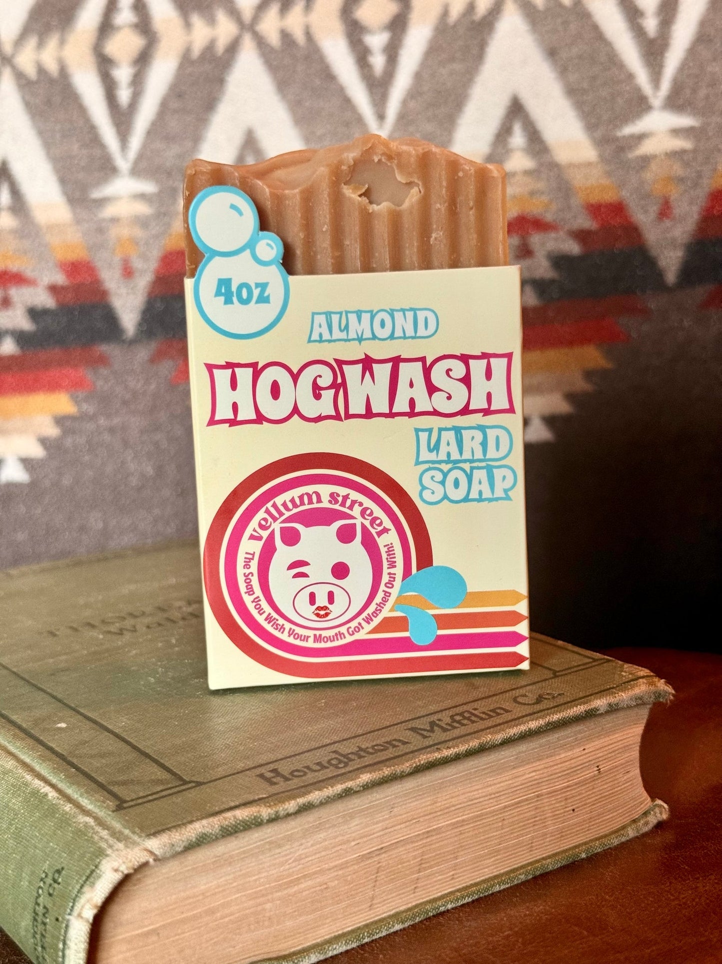 Vellum Street Hog Wash Lard Soap - Almond