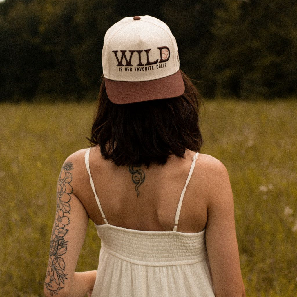 WILD Urban Farm Cosmetics x Jenna Paulette Hat | Cream & Brown