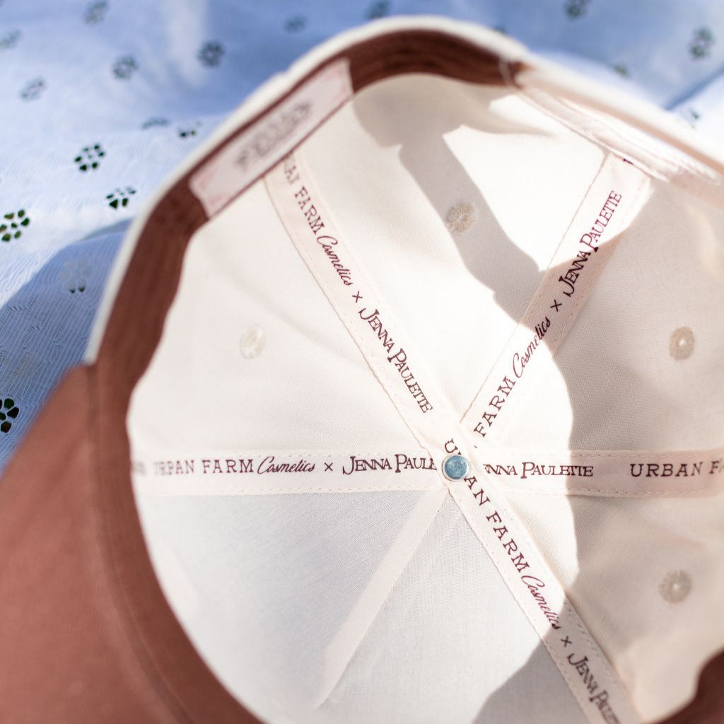 WILD Urban Farm Cosmetics x Jenna Paulette Hat | Cream & Brown